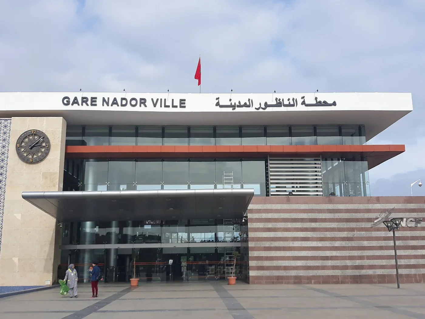 Stazione o punto di arrivo CTM a Nador, Marocco